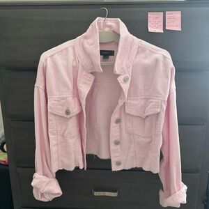 F21 plus crop corduroy jacket